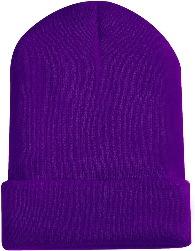 Dfqsofd Beanie for Men Women, Knitted Hats for Women Soft Warm Winter Hat Unisex Cuffed Beanie Skully Cap for Cold Weather - Image 1